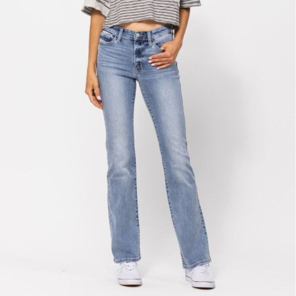 Mid-Rise Bootcut Jean