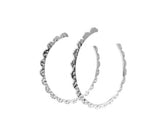 Goddess Athena Earrings - Silver